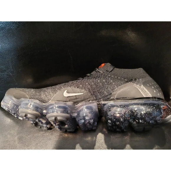 Nike Air VaporMax FlyKnit Gator ISPA Black Silver - Men- Size 7.5 - Brand New - Picture 4 of 16